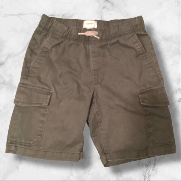 Old Navy Boys Gray Cargo Shorts Size  M 8 - Picture 1 of 13